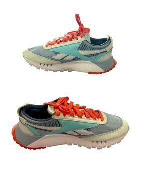 Reebok Classic Legacy Retro Running Shoes Blue Mint Orange Y2K Sneakers Womens8